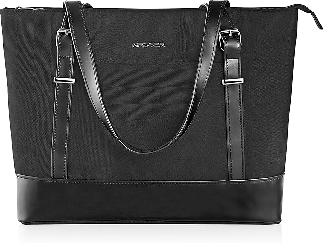 KROSER Laptop Tote bag 15.6 Inch Large Shoulder Bag Lightweight with ...