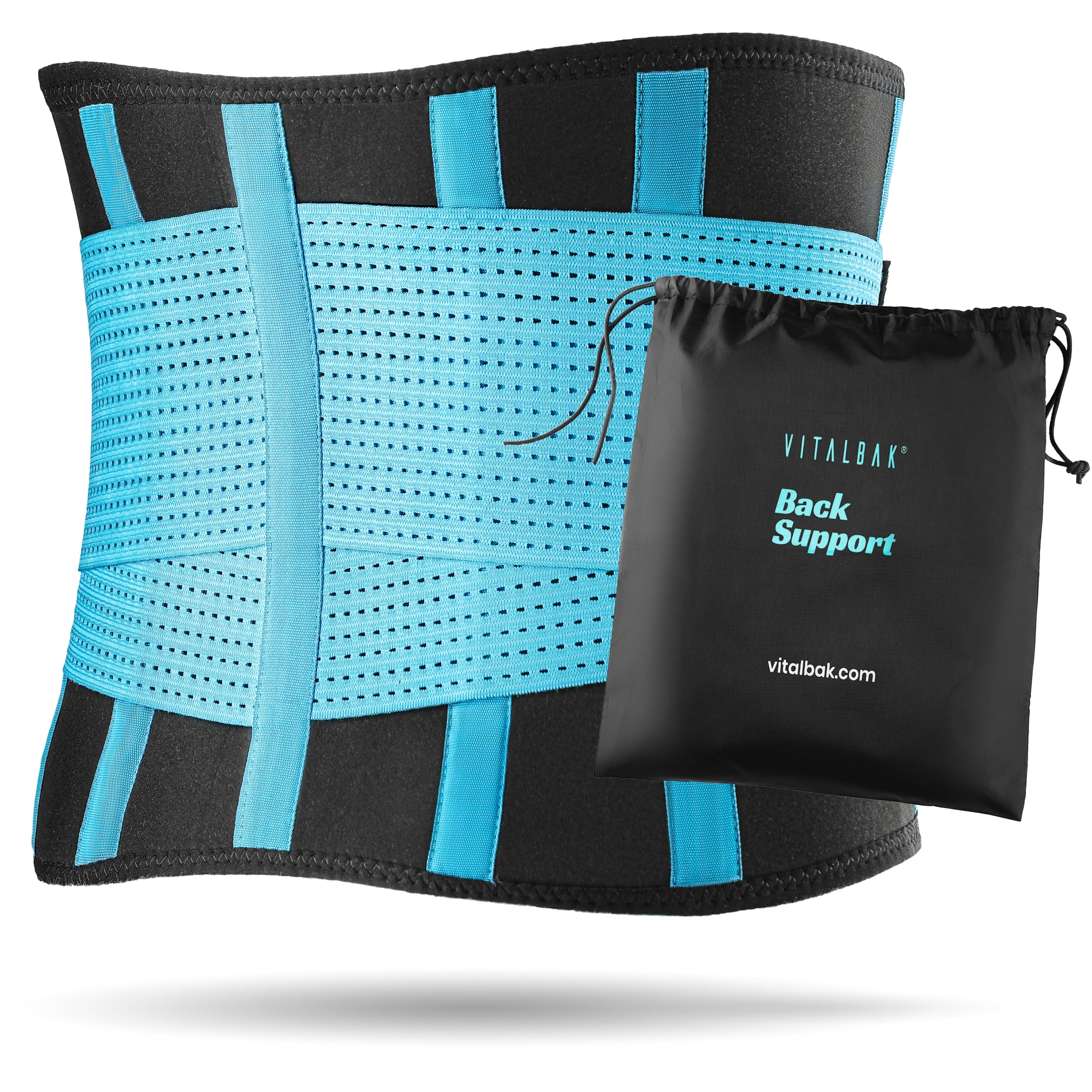 Faja Lumbar Hombre y Mujer - Protege y Brinda Bienestar en la Espalda, Cintura y Lumbares - Cinturón Lumbar con Doble Ajuste - Gratis Bolsa de Transporte.