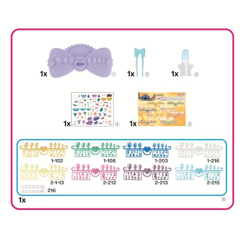 Kit de Manucure AQUABEADS 35121 – Stitch 40 Ongles et Stickers - vue 7