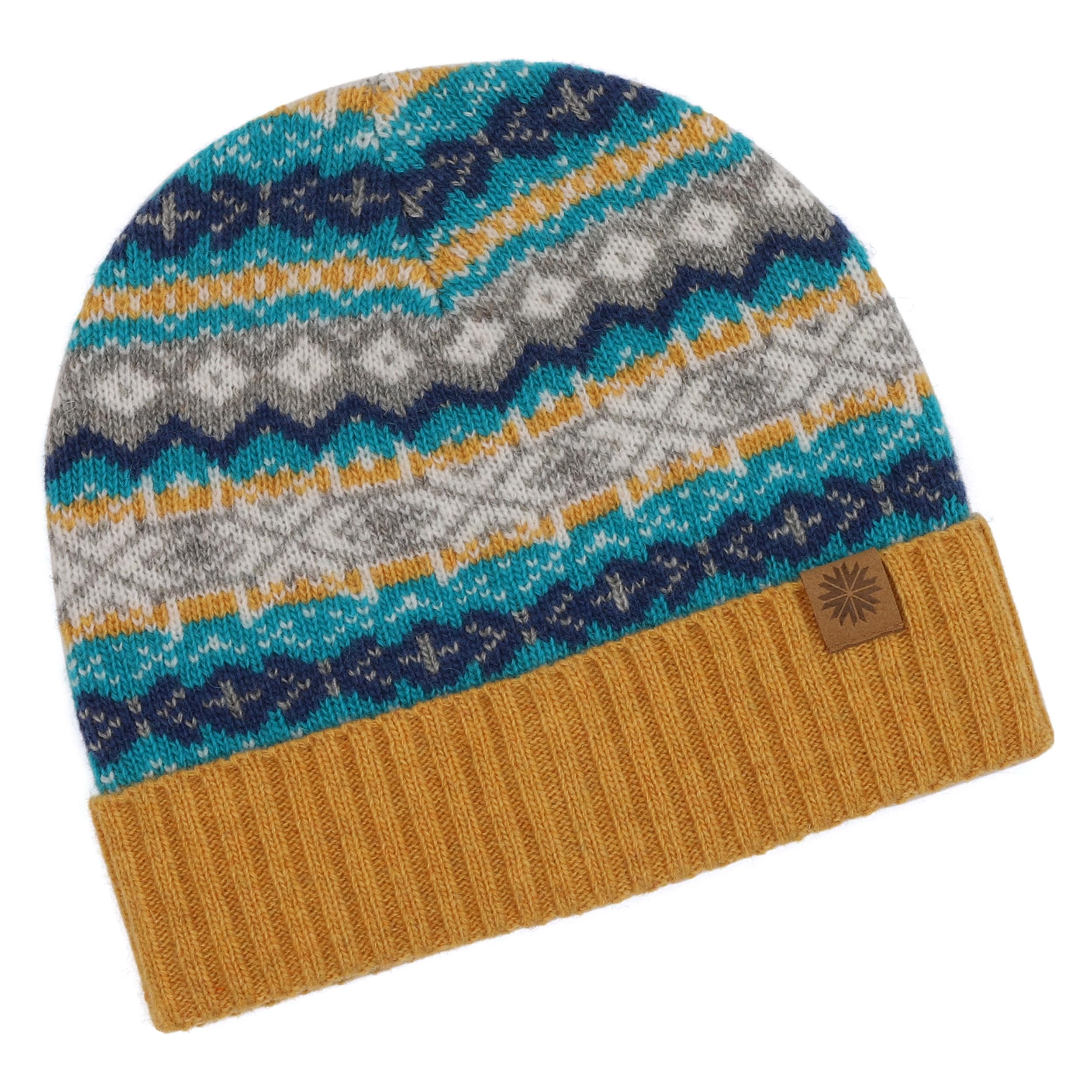 Icewear Unisex Vintage Yellow Skrúður Wool Blend Nordic Hat (Vintage Yellow)
