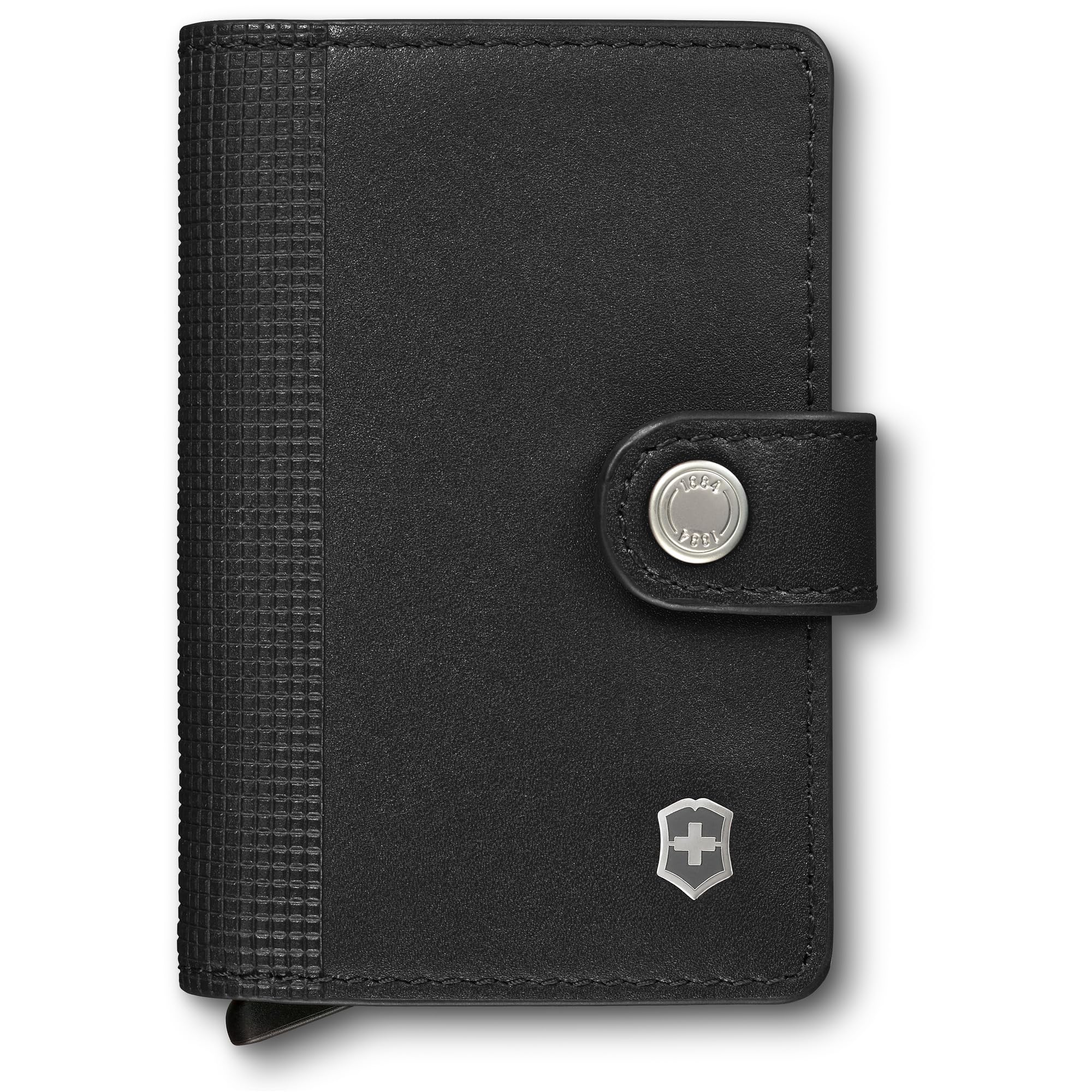 Victorinox Altius, Cartera de Piel para Tarjetas, Cartera con protección RFID, Swiss Made, Tarjetero, Negro