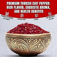 Vista 3 de Juego de especias Sumac and Zaatar - Paquete de condimentos de Oriente Medio Auténtico Zahatar (1.8 onzas) y zumaque premium (4.6 onzas) Mezcla