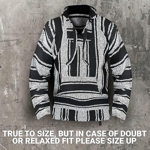 Miniatura 7 de Sudadera con capucha Mexicana Baja Suéter clásico con alfombra de droga Sudadera Baja para hombres y mujeres Opciones de tallas grandes y hombres