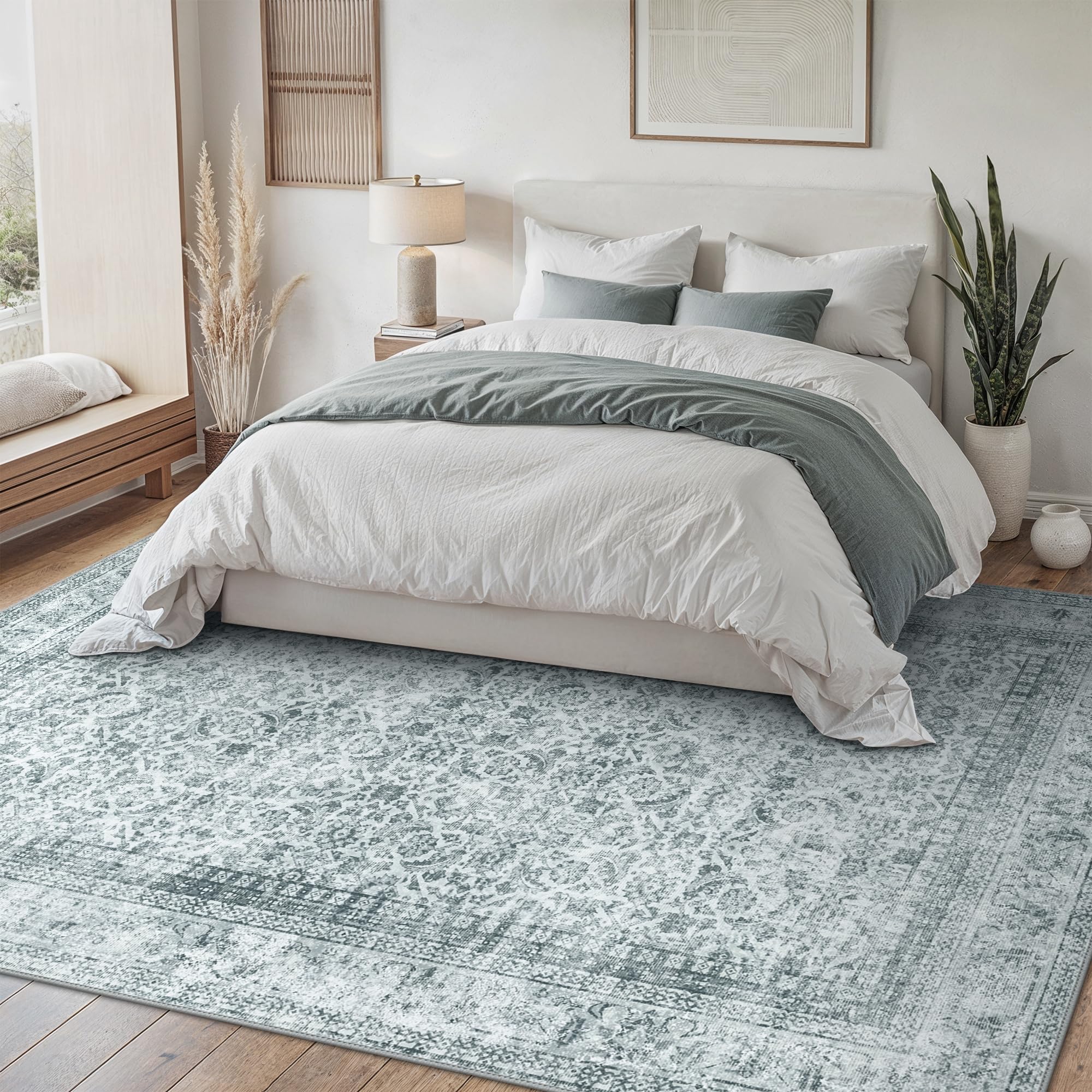 BEIMO Washable Rug, 150x210cm Boho Area Rug for Bedroom Home โ image 1