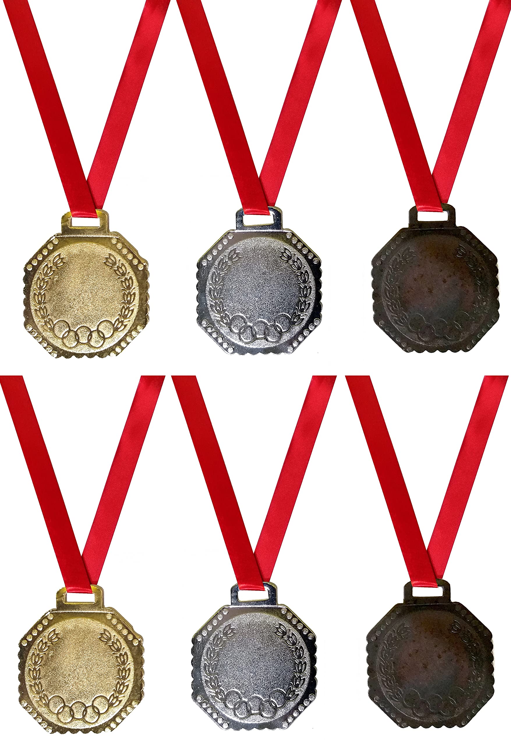 Be Win Bee Hive Shaped Mild Steel Sports Medals/Event Medal Size-2in Dia (Gold-2, Silver-2 & Brown-2 Medals & Tag) (B09FY4D7ZS) Amazon Price History, Amazon Price Tracker