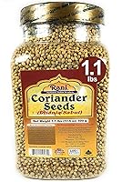 Vista 10 de Rani - Semillas de cilantro orgánicas enteras (Dhania Sabut) 1.5 oz (42 g) Tarro PET ~ Todo natural Vegano Apto para gluten Sin OMG Origen