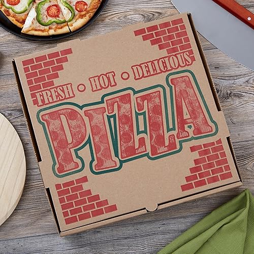 Miniatura 4 de Personalization Universe Pizzeria - Juego de regalo personalizado de 3 piezas de madera para pizza