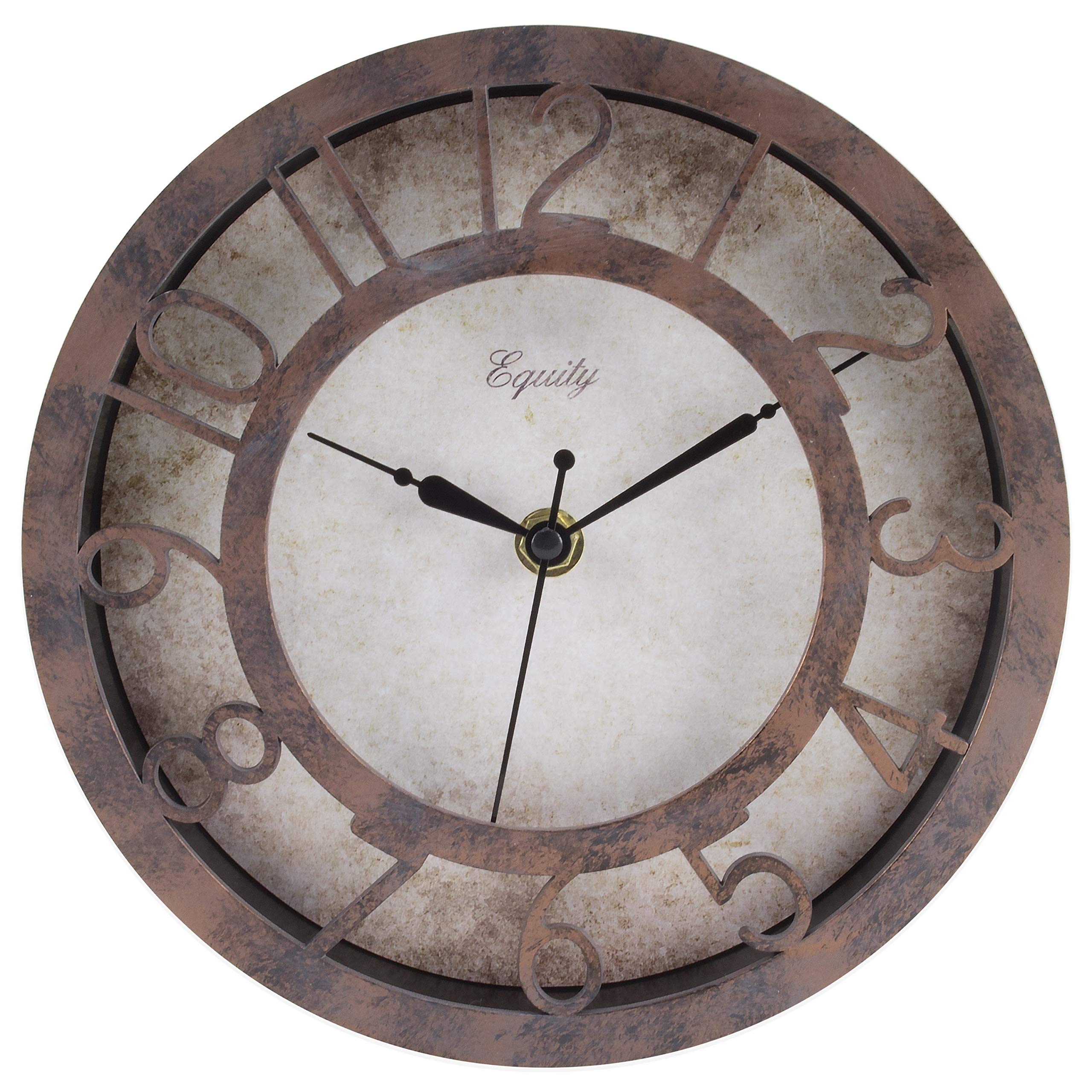 La Crosse Technology Equity by La Crosse 20861 8-inch Patina Analog Wall Clock