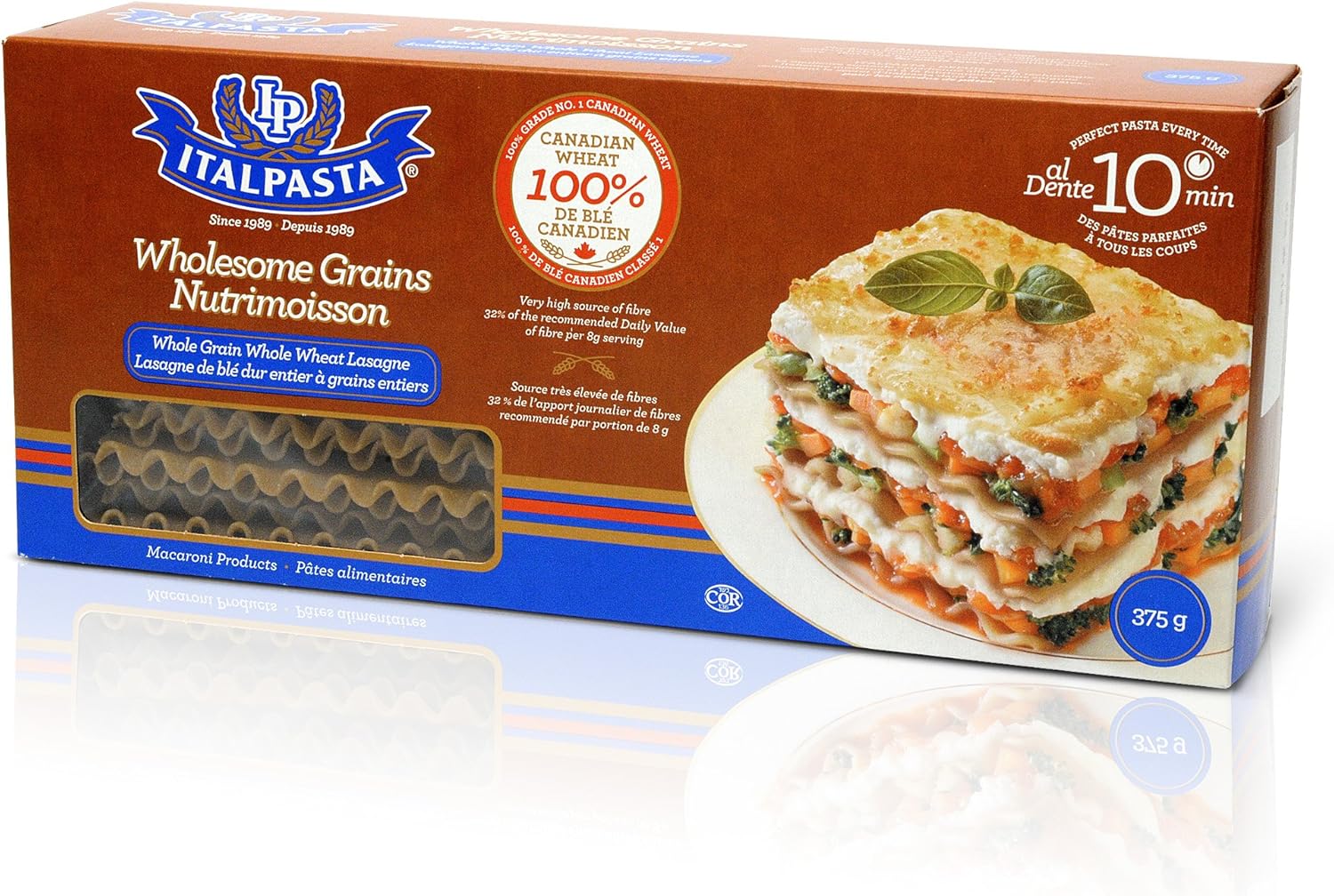Italpasta Whole Wheat Lasagne, 375gm Amazon.ca Grocery & Gourmet Food
