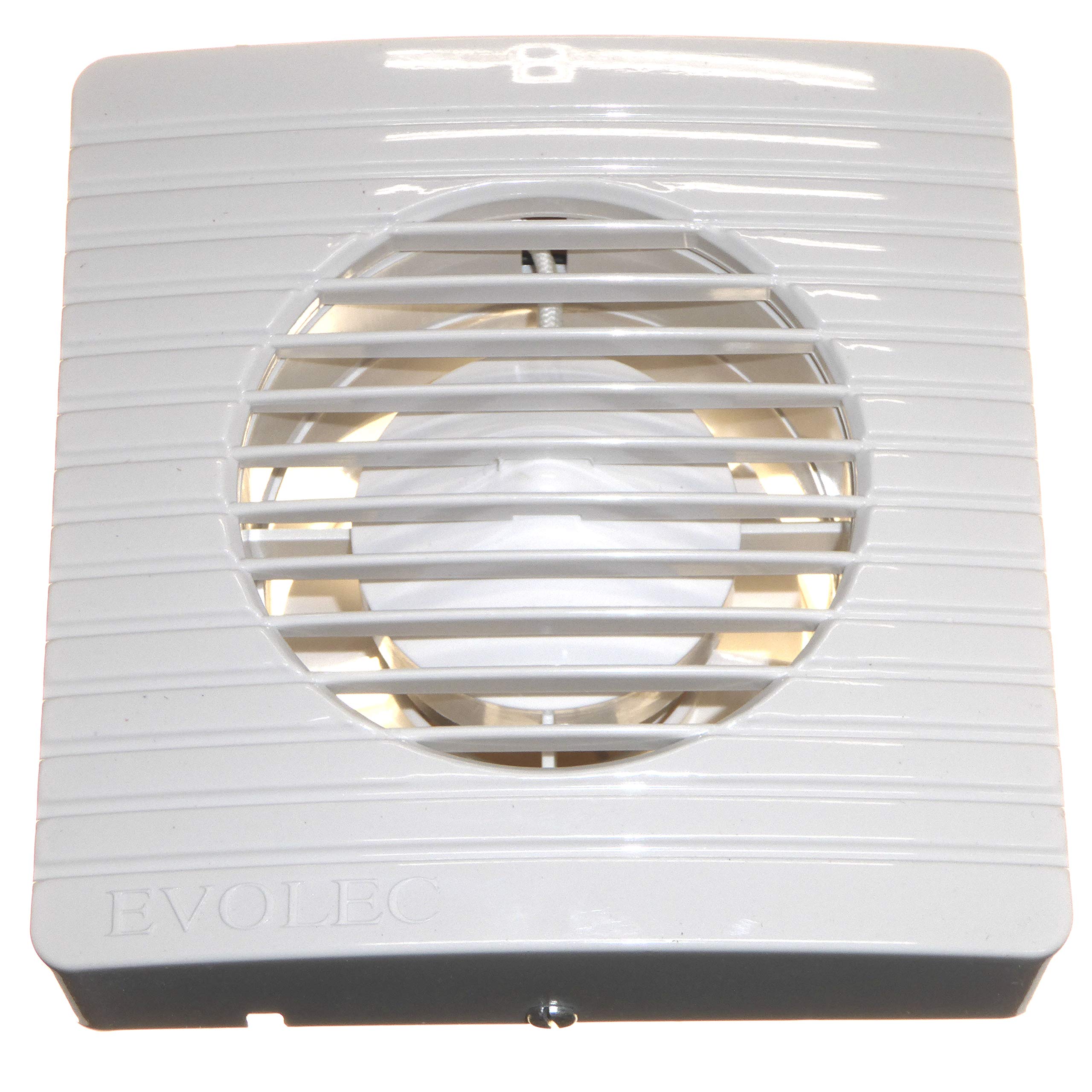 Evolec4 inch extractor fan - 100mm - with timer - for bathrooms and kitchens