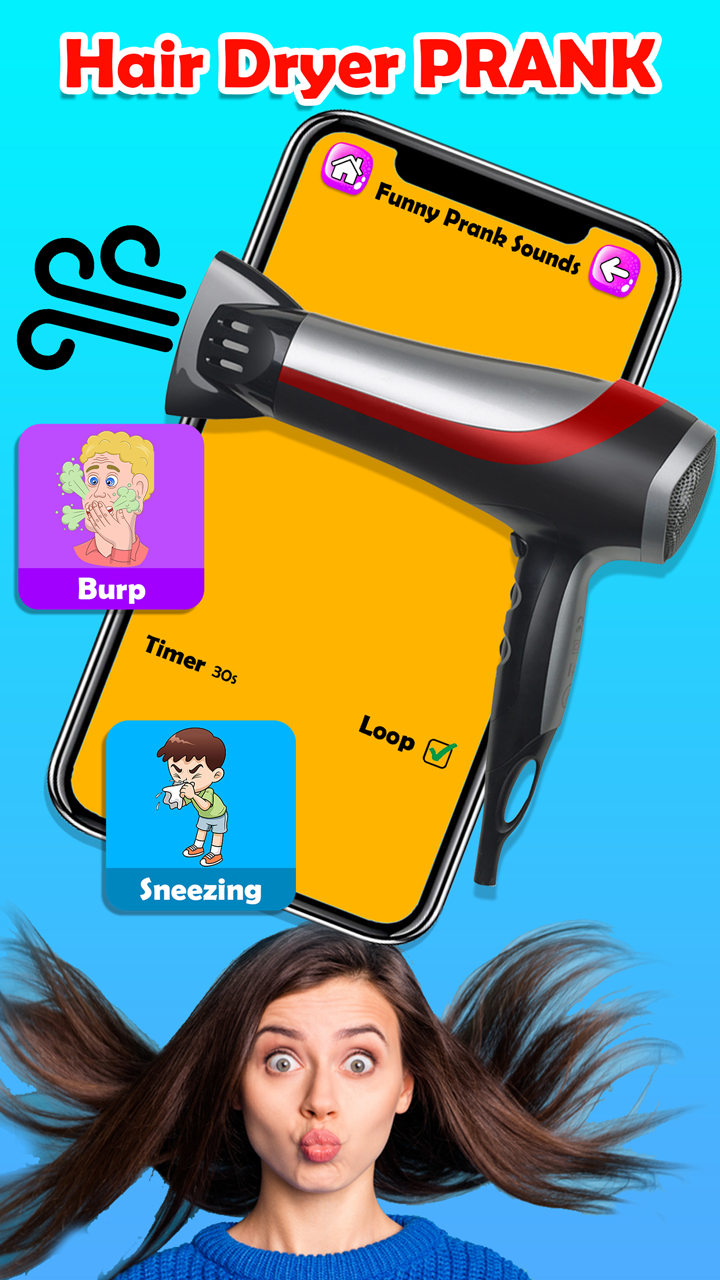 Fart & Air Horn Funny Prank Sounds Sound Master Haircut Noise for Android