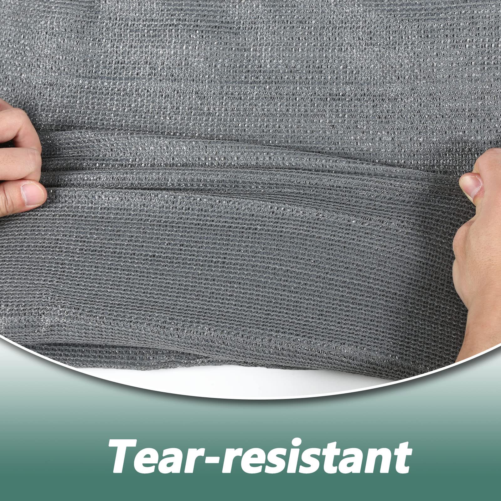 Izrielar Brise-Vue HDPE 1x20 M - Filet Ombrage 150 G/m² - Résistant UV Pour Jardin Et Balcon