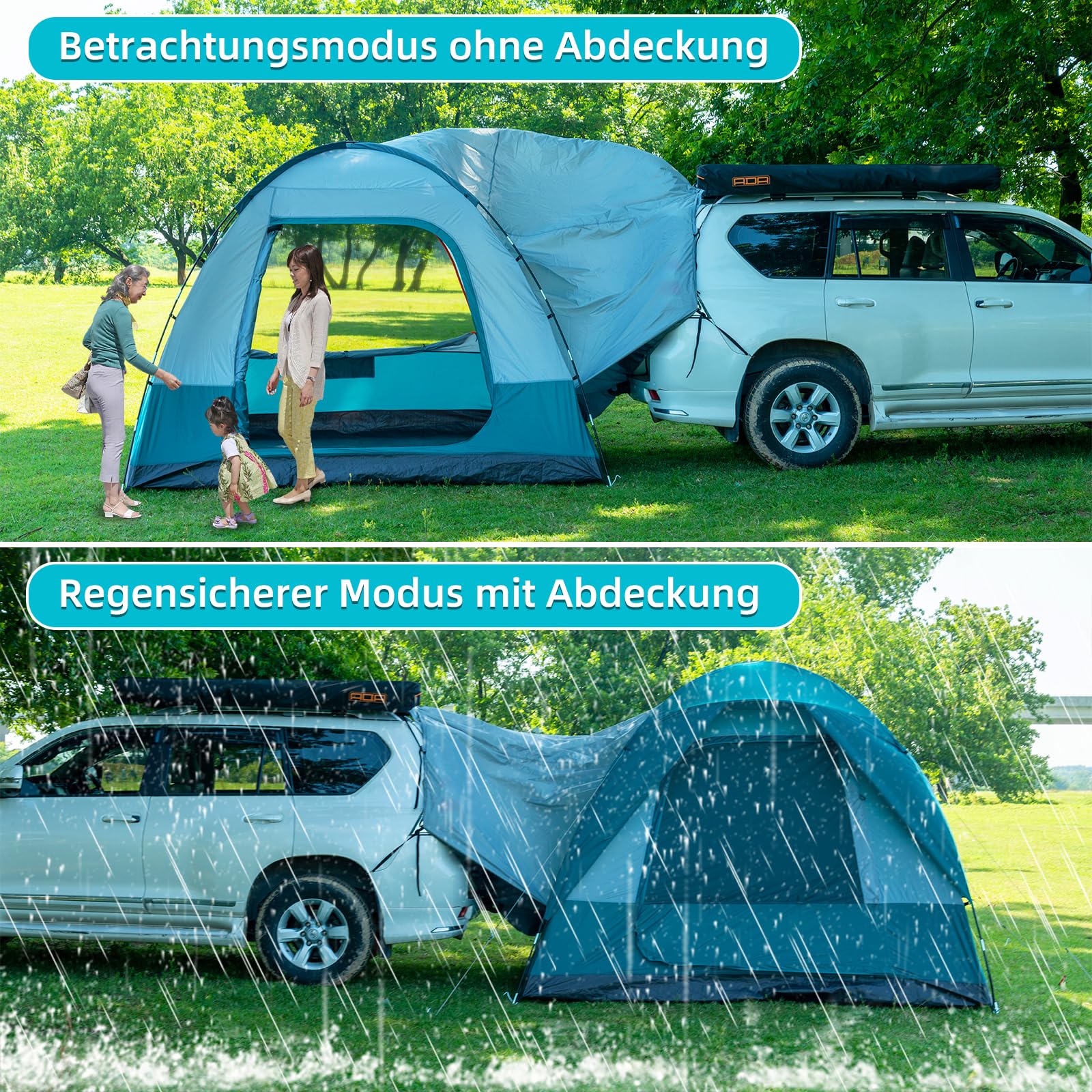 Namiot tylny do samochodu, do zastosowania na przystawce autobusowej, żagiel przeciwsłoneczny z kederem, Vw T5, Vw T4, Vw T6, przedsionek namiotowy, do przyczepy kempingowej T5 T6