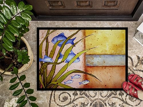 Miniatura 144 de Caroline's Treasures PJC1117JMAT - Felpudo para puerta delantera de 24 x 36 pulgadas, tapete antideslizante lavable de pelo bajo, 24 x 36 pulgadas