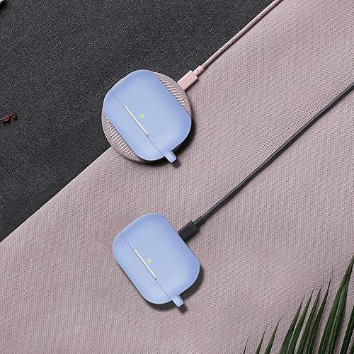 Miniatura 6 de MATEPROX Funda para AirPods Pro 2 con llaverocorrea de mano, AirPods Pro de 2 generación 2022 protectora de silicona a prueba de golpes, compatible