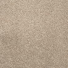 Budget Saxony Feltback Carpet Flecked 14mm Stain Resistant Bedroom Lounge (Beige - 4m x 3m)