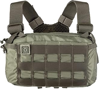 5.11 Tactial Chest Bag Pack for Men, Skyweight Survival, CCW Compartment, Sage Green, Style 56769ABR