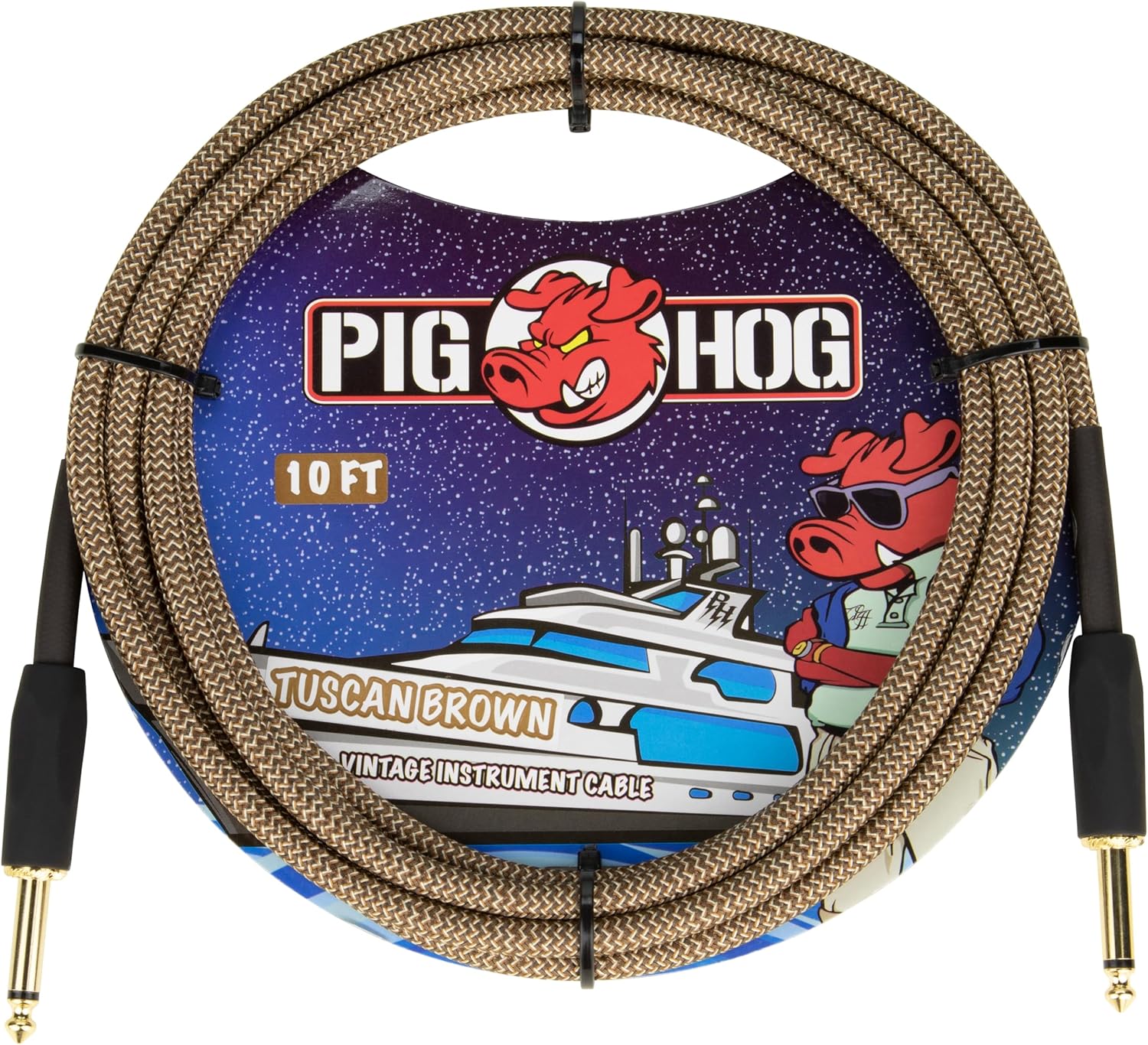Pig Hog PCH10RPP Instrument Cable 10 Foot