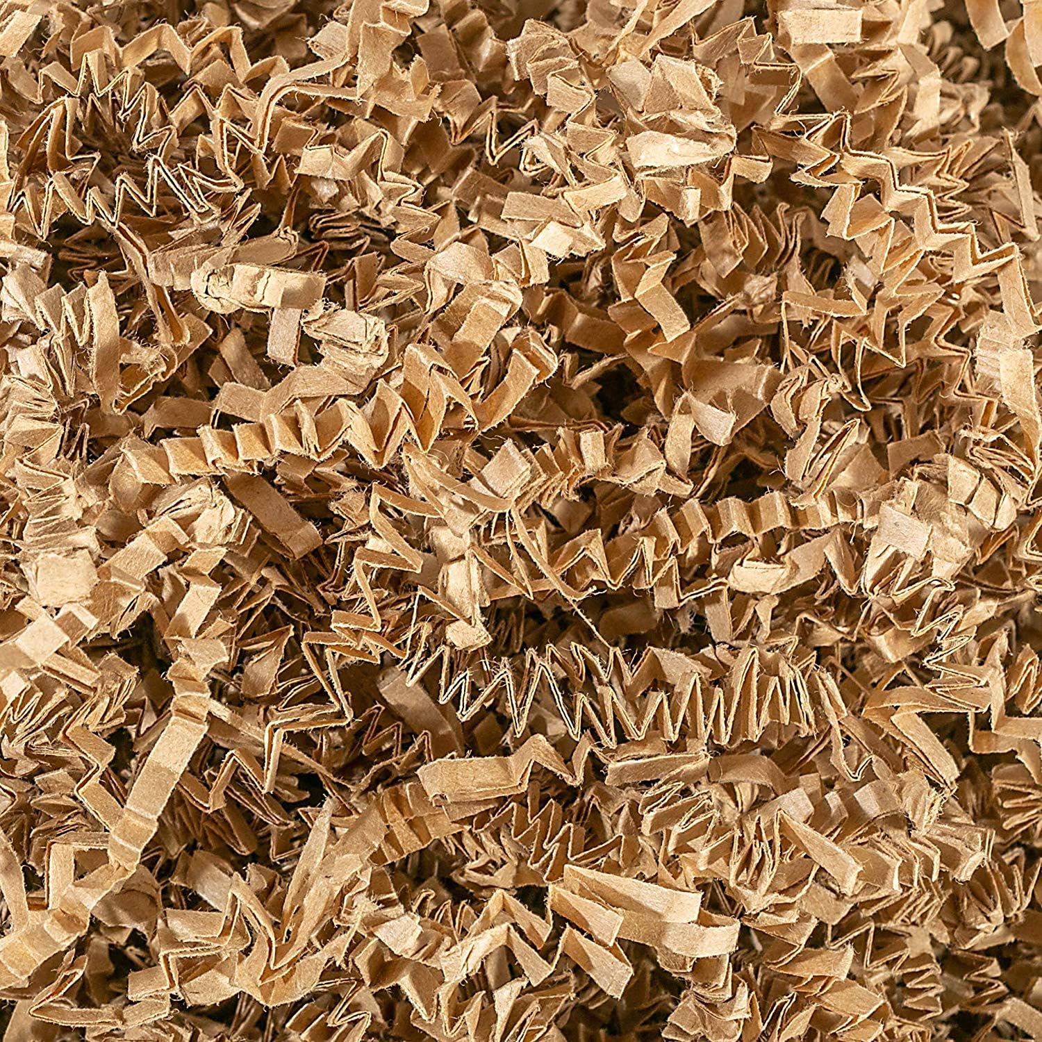 Maylai Shredded tissue paper Crinkle Cut Paper Kraft Shred Packaging Filler (12 * 6 * 4IN) for Gift Wrapping and Basket Filling(Brown)