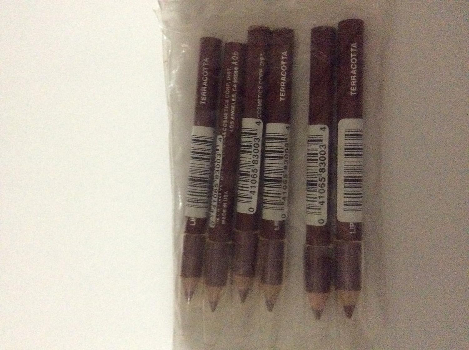 Jordana Terracotta Lip Liner Pencil Pack of 6 Lip Liners