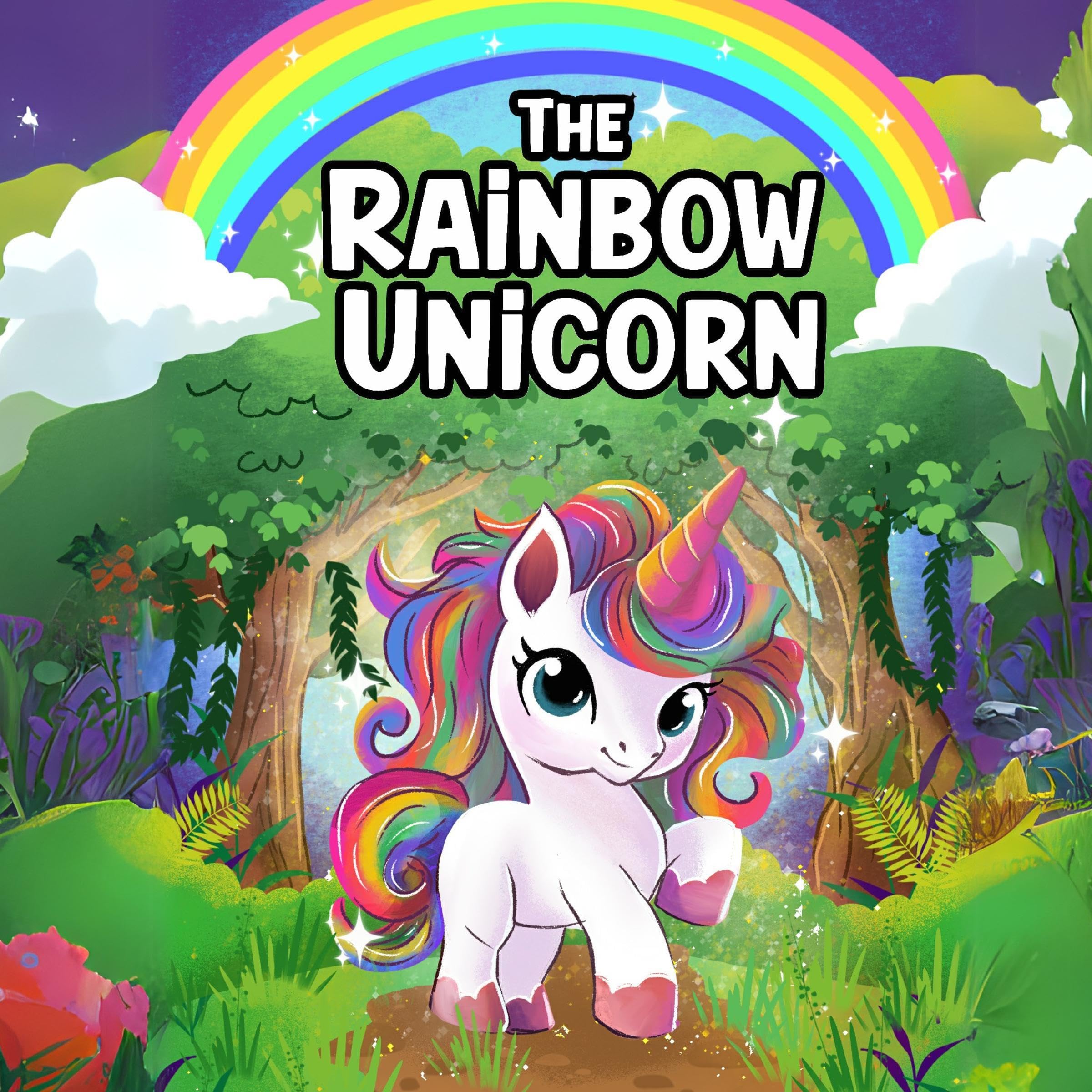 Cover art for The Rainbow Unicorn