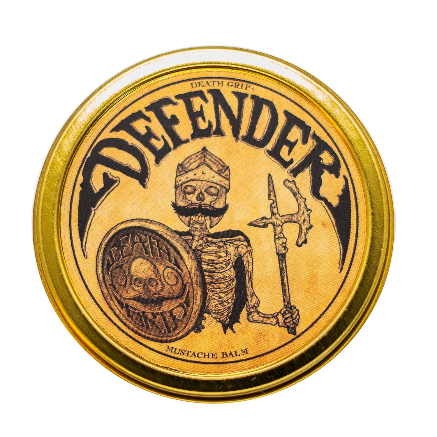 Mustache Balm for Men – Light to Medium Hold Beard & Moustache Wax – Natural Styling & Conditioning Grooming Kit – Soften & Shape Facial Hair 2oz – Death Grip Mustache Balm for Men – Light to Medium Hold Beard & Moustache Wax – Natural Styling & Conditioning Grooming Kit – Soften & Shape Facial Hair 2oz – Death Grip