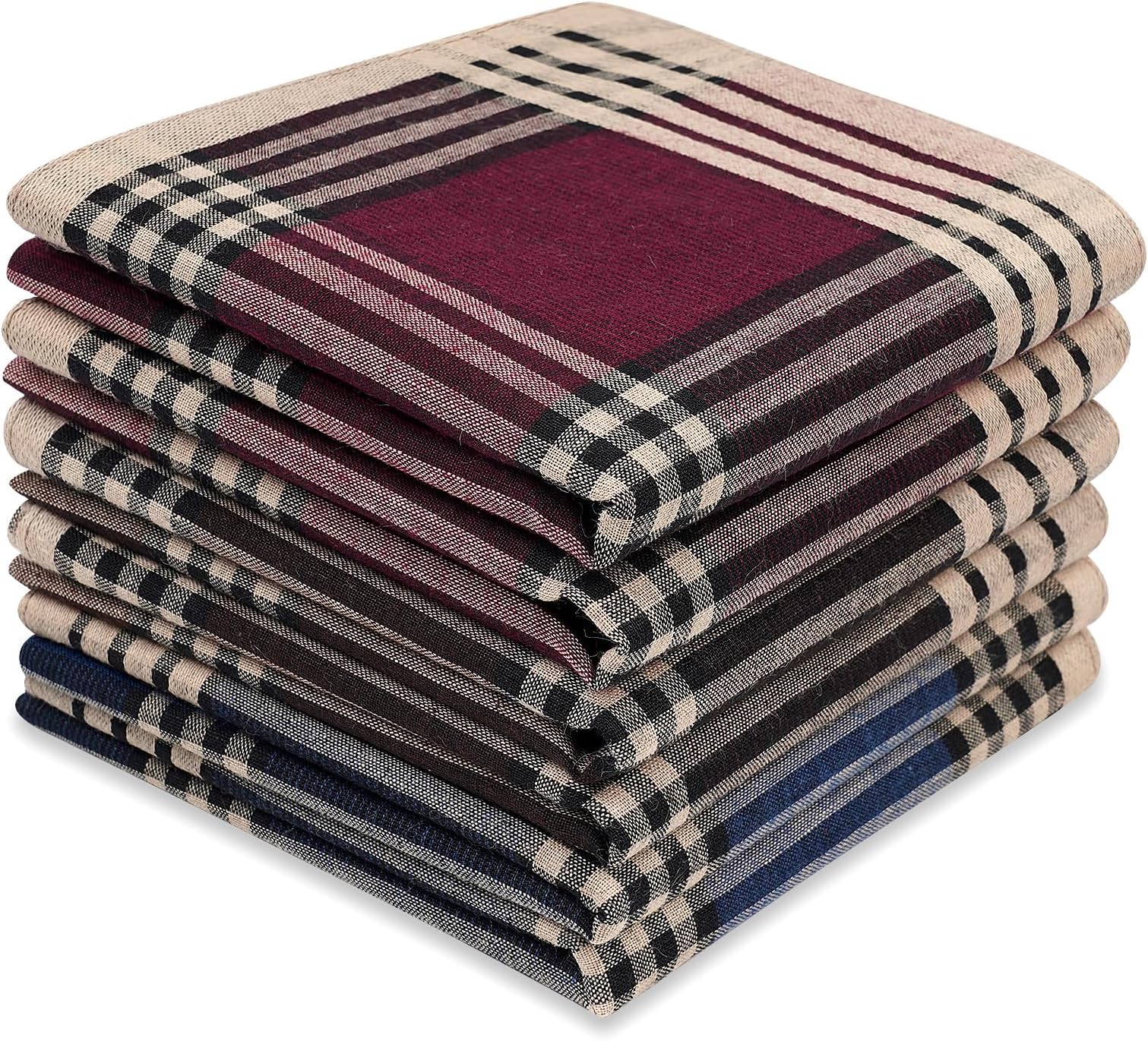 Selected Hanky 100% Cotton Men's Handkerchiefs 6 Piece Gift Set-5