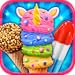 Rainbow Unicorn Ice Cream & Ice Popsicles - Kids Frozen Dessert Food Maker Games FREE