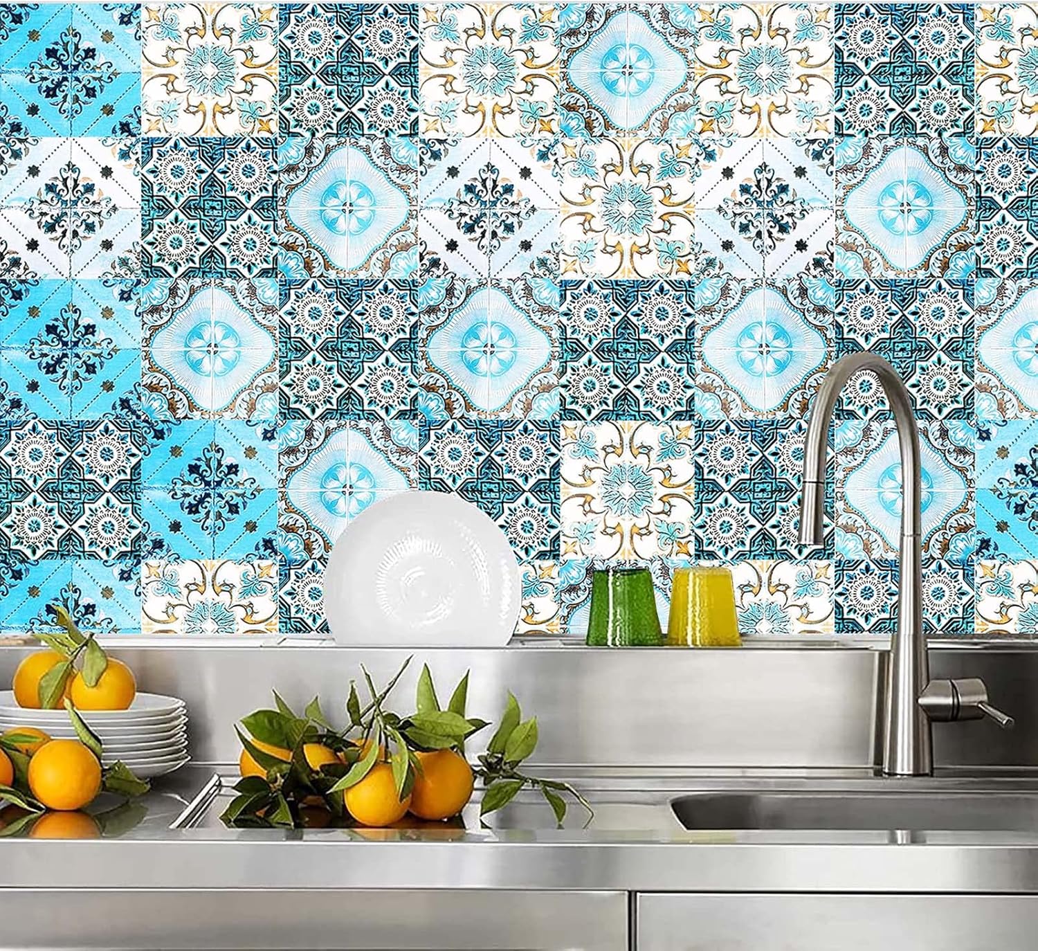 Pannello Paraschizzi Per Cucina Adesivo - Beige Stones 190x60cm, Made In Italy, Ignifugo E Resistente All'Acqua - Foto 7