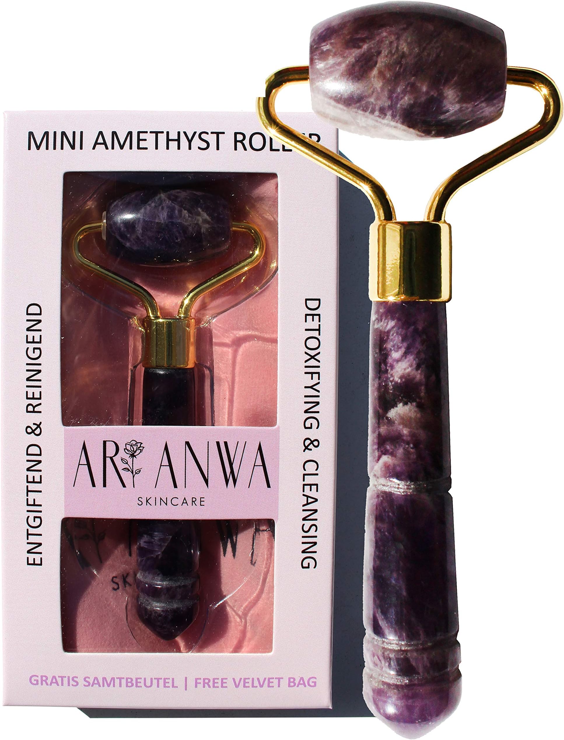 Jade Roller, Rose Quartz Roller, Face Roller, Gua Sha Amethyst Roller, Jade Face roller, Real Jade Gua Sha Set, Gua Sha Jade Face Roller, Pink