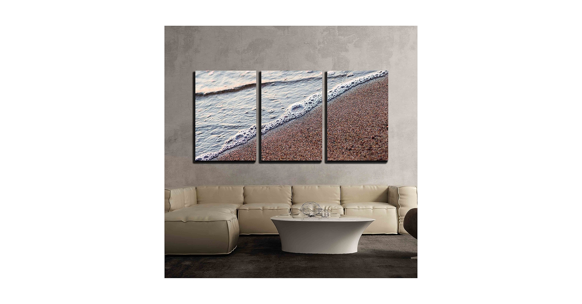 Amazon.com: wall26 - 3 Piece Canvas Wall Art - Water and