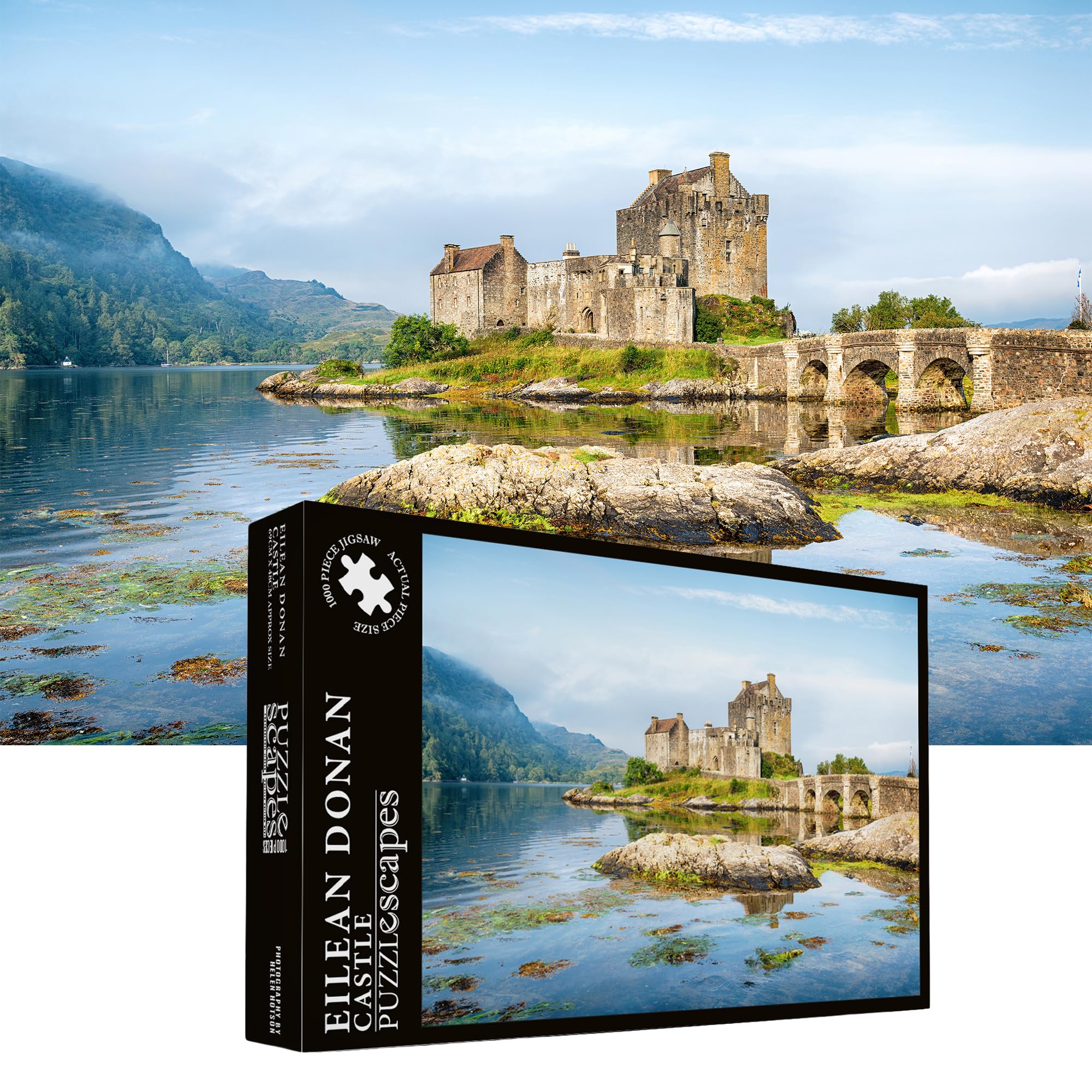 Great British Jigsaws Eilean Donan Castle 1000 Piece Jigsaw Puzzle