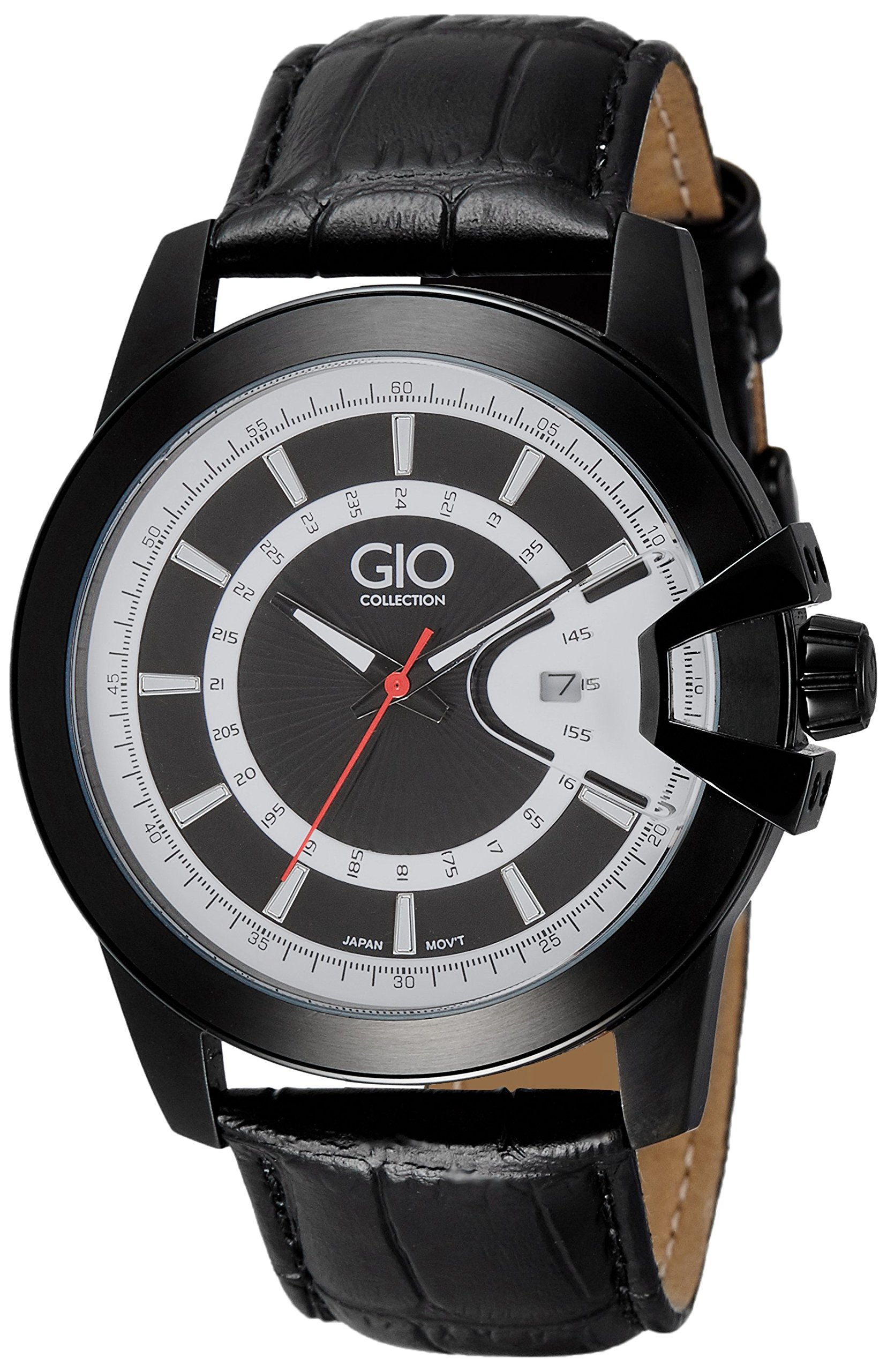 Gio Collection Analog Black Dial Mens Watch - G0066-03 (B00RMZB64K) Amazon Price History, Amazon Price Tracker