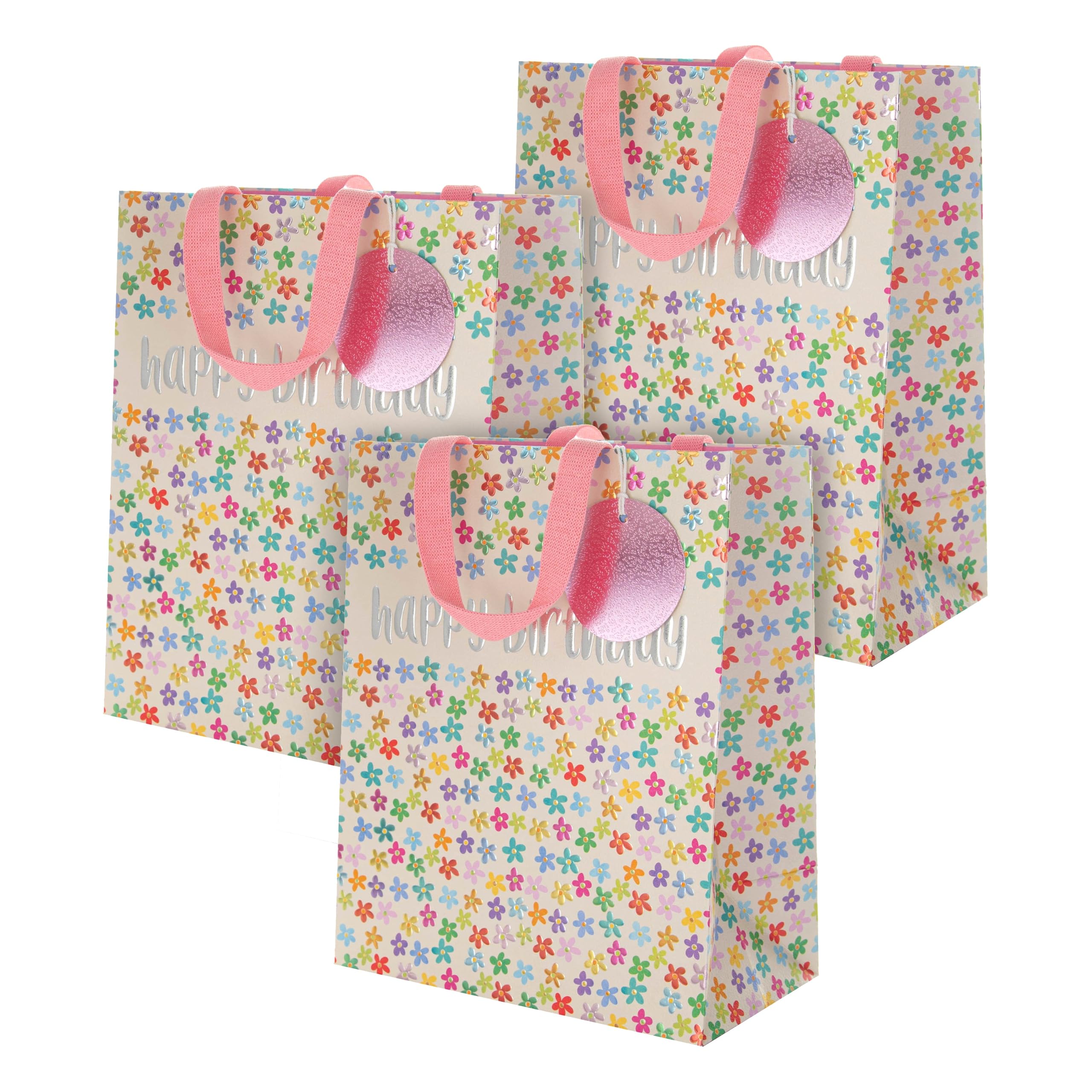 Hallmark Wendy Jones Blackett Pack of 3 Luxury Medium Gift Bags