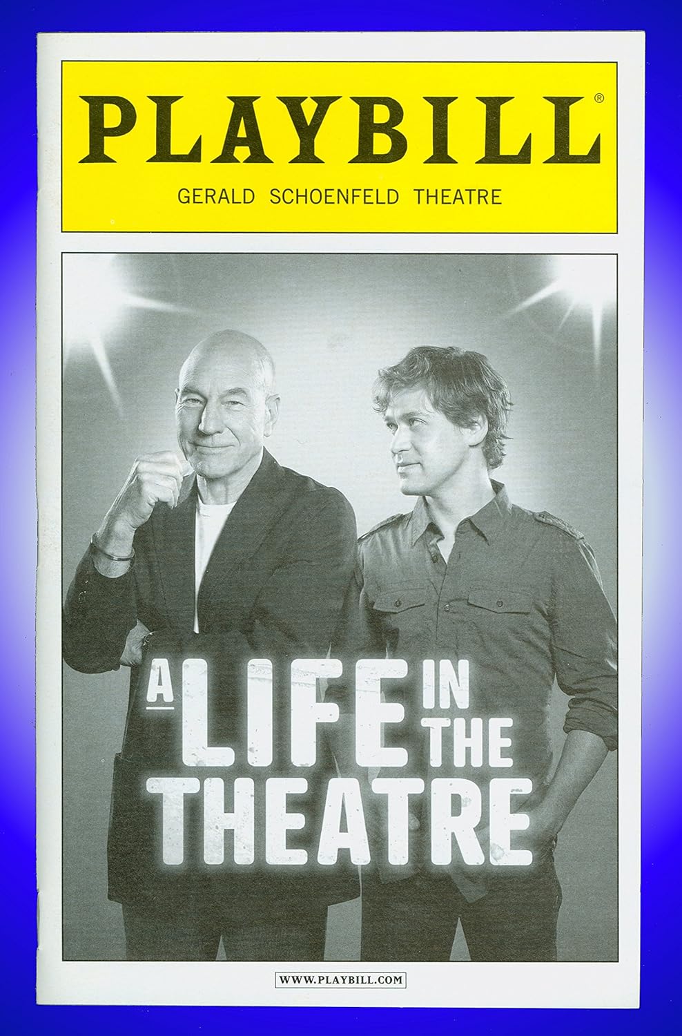 A Life in the Theatre, Broadway playbill + Patrick Stewart , T. R ...