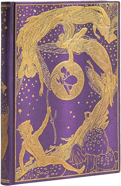 Paperblanks Langs Fairy Books, Violet Fairy Midi, Ruled Notebook