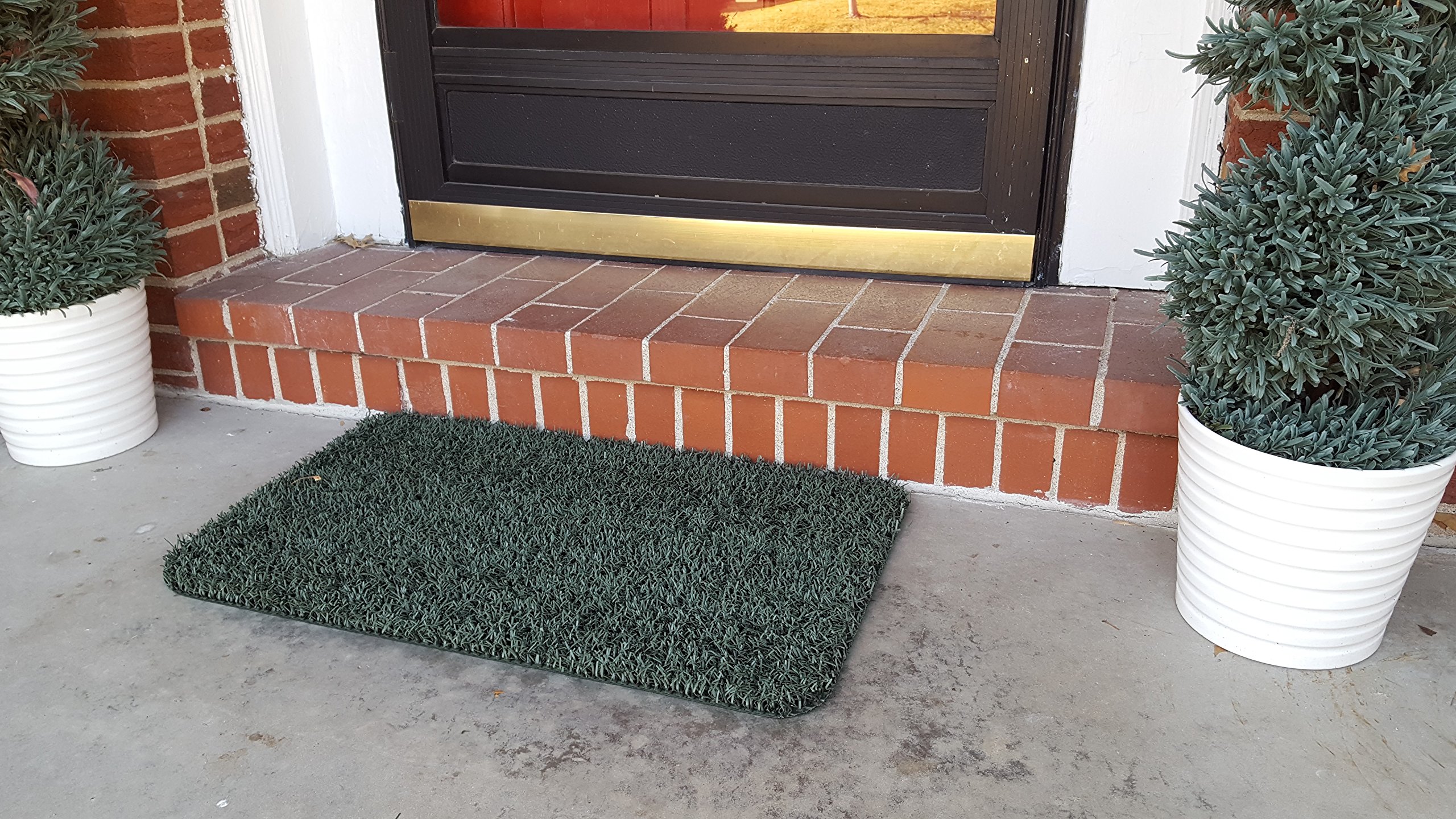Amazon.com : GrassWorx Clean Machine Flair Doormat, 18