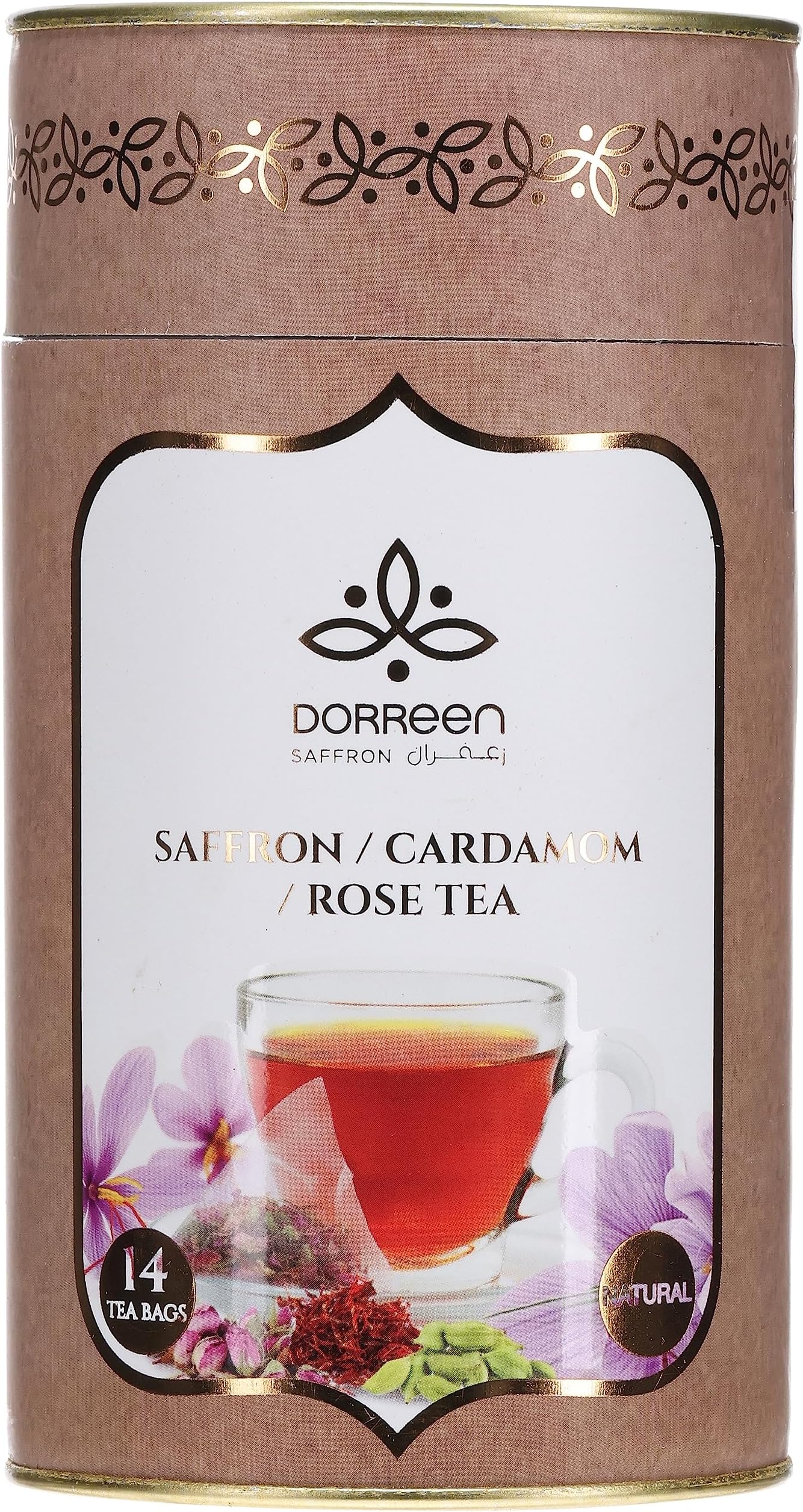 Dorreen Tea with Saffron, Cardamom and Rose Buds 25g