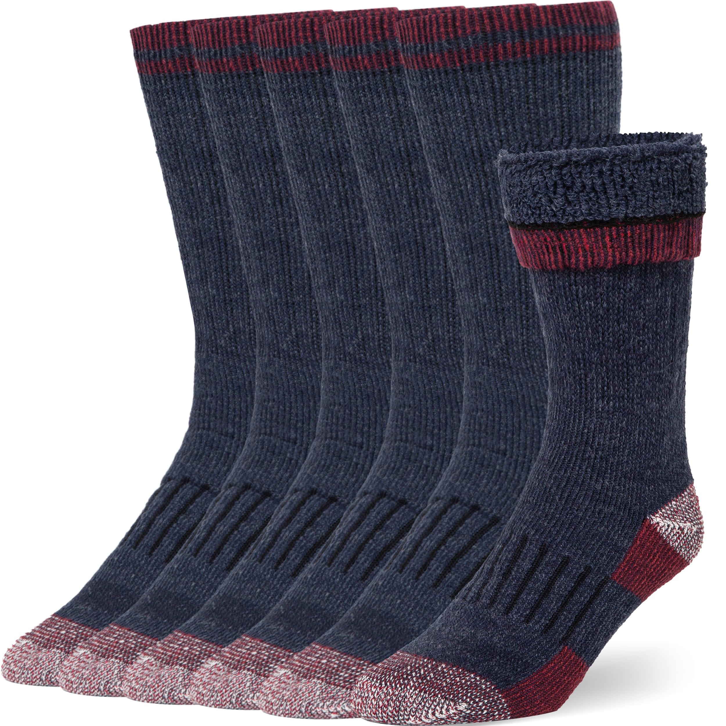COZIAMerino Wool Socks Casual Warm Socks for Winter Cozy Boot Socks for Men & Women