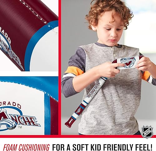 Vista 98 de Franklin Sports NHL Team - Juego de mini palos de hockey suaves – NHL Team de espuma suave Mini palo de hockey y pelota – Gran juguete para niños