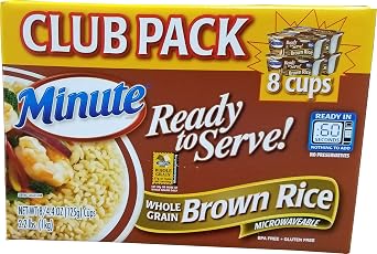 Minute Brown Rice Cup 8 x 4.4 OZ Cups, 35.2 Ounce