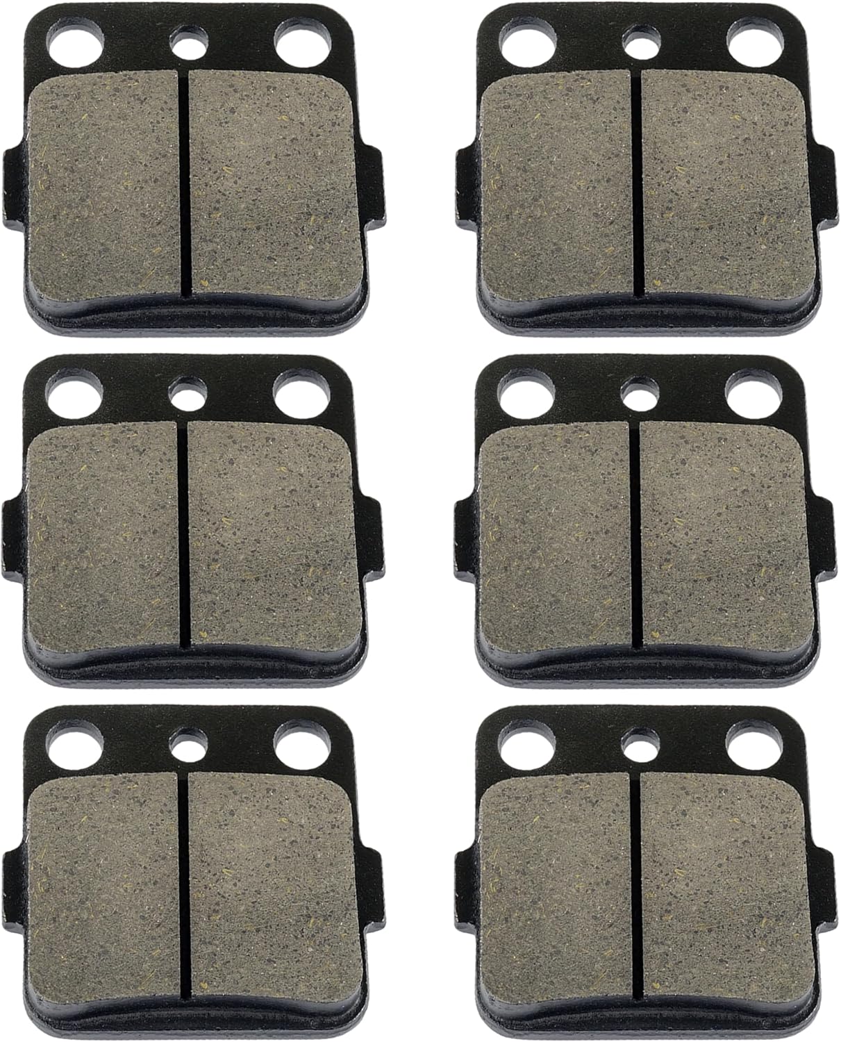 Caltric Brake Pads Compatible with Yamaha Raptor 660 Yfm660 2001-2005 Front Rear Brakes