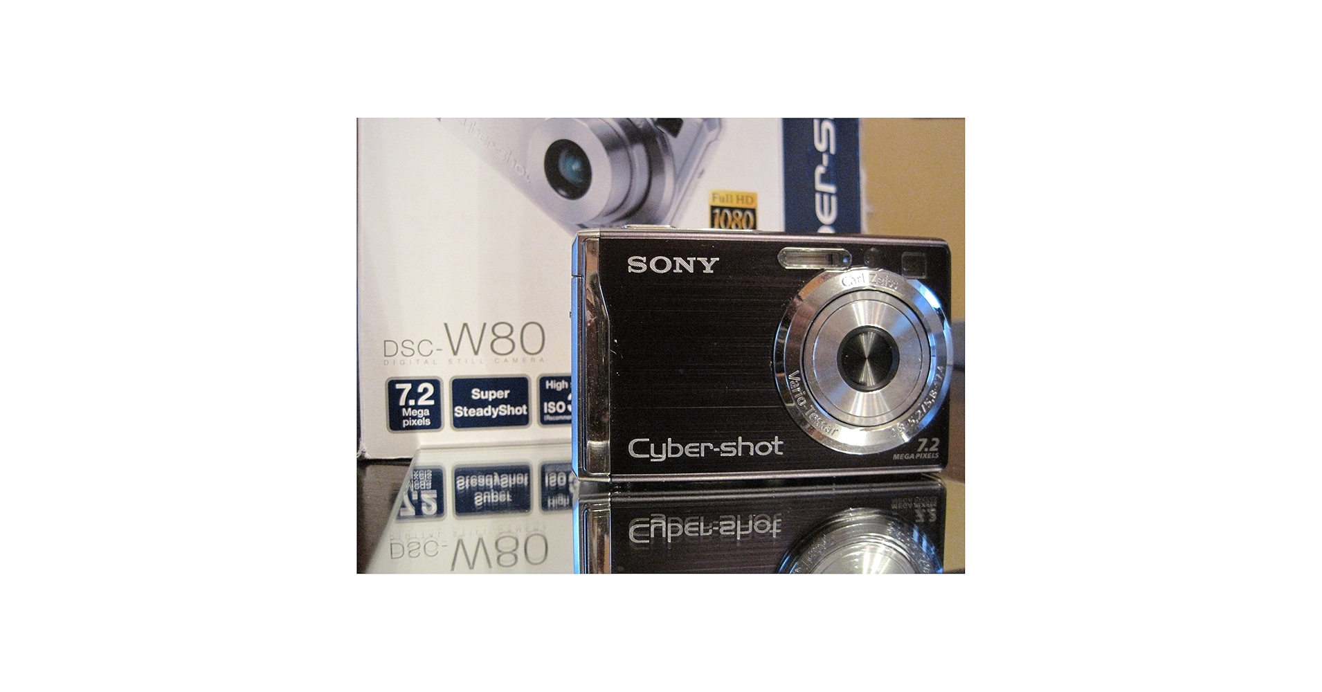 Amazon.com : Sony Cybershot DSCW80 7.2MP Digital Camera with