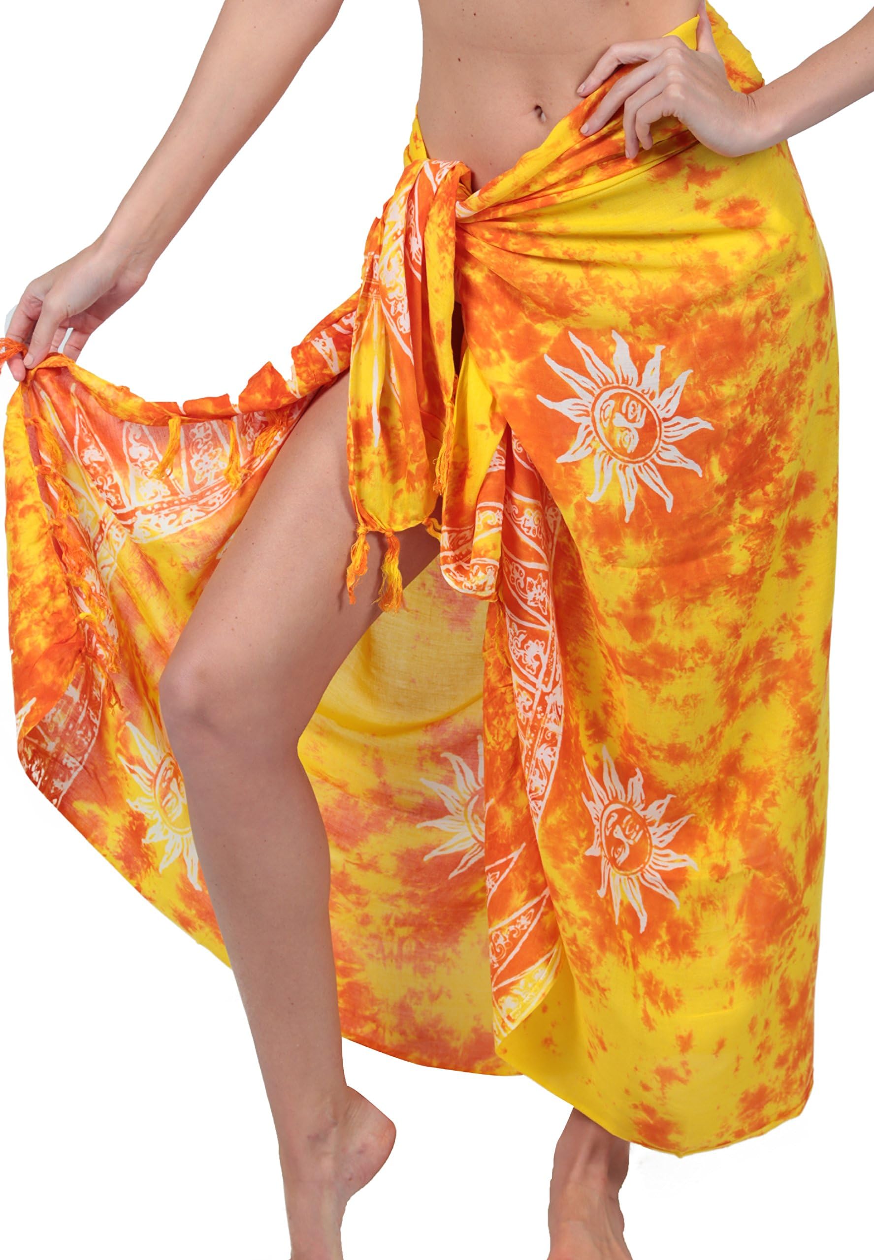 Womens Fashion Batik Swimsuit Cover Ups Beach Bikini Swimsuit Womens Cover Up