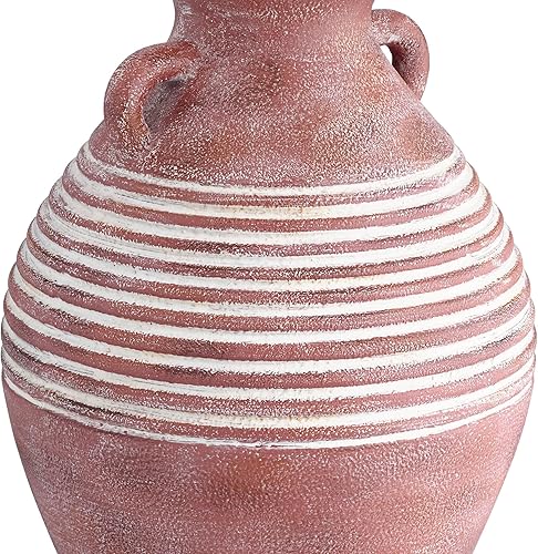 Miniatura 6 de John Timberland Sierra - Lámpara de mesa estilo rústico del suroeste de 30 pulgadas de alto, color rojo y marrón, arenisca de lino, decoración para