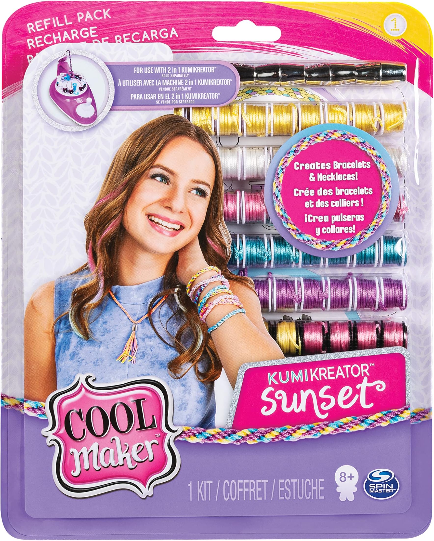 Cool Maker 6038304 "Kumi Kreator Refills" Craft Kit (Colours and Styles Vary)