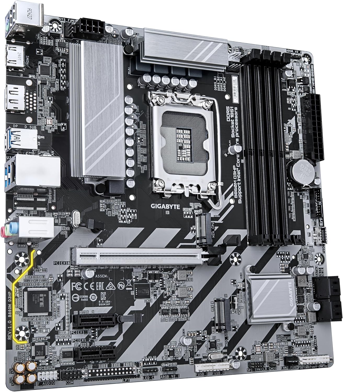 Placa Mãe Gigabyte B860M D3HP: Review Testado por 30 Dias para Gamers