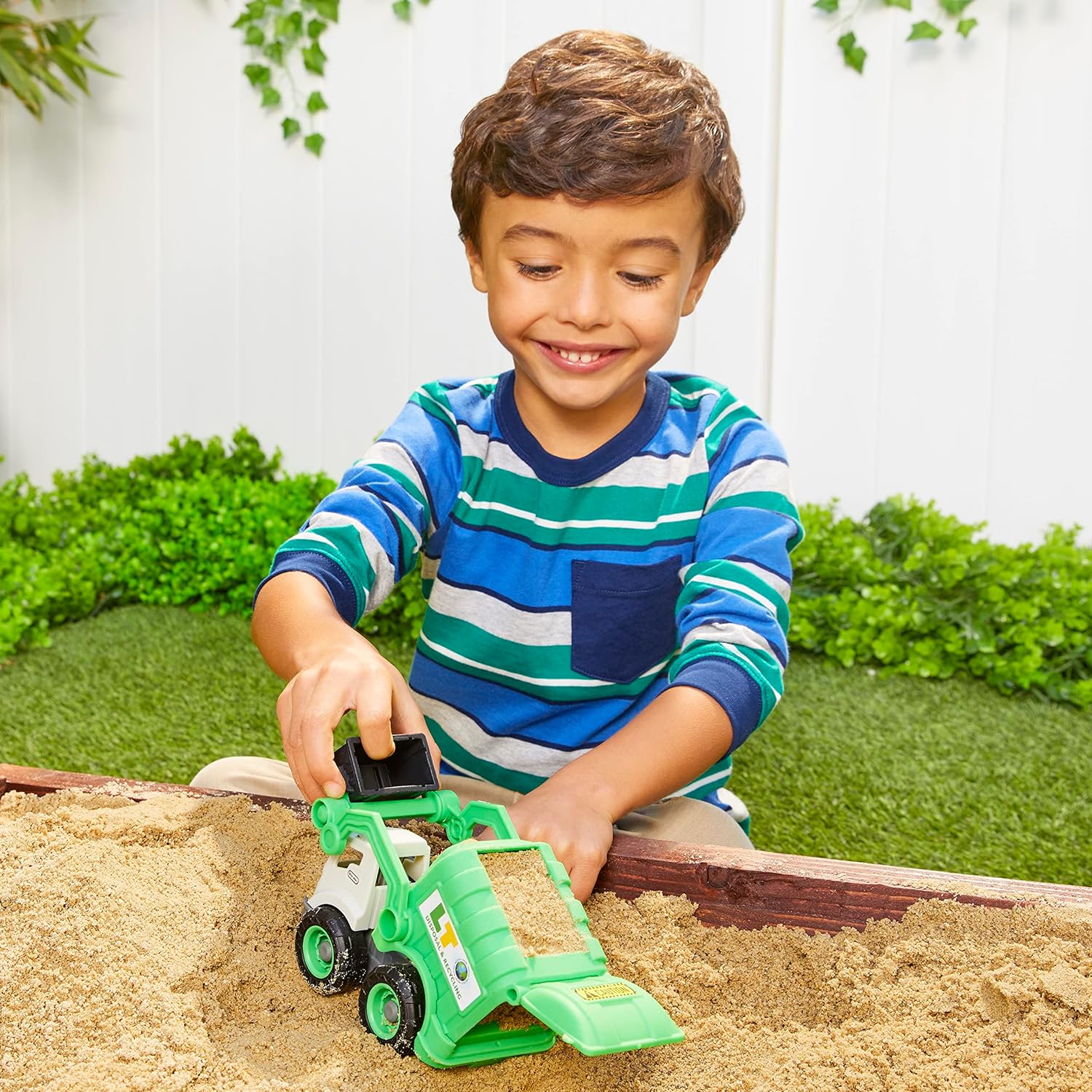 Little Tikes Dirt Diggers Mini Garbage Truck Indoor Outdoor Multicolor Toy Car and Toy Vehicles for On the Go Play for Kids 2+