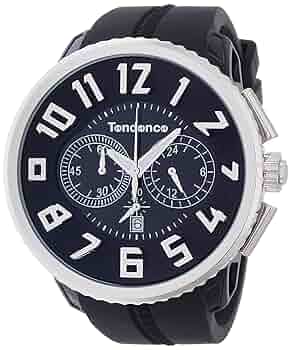 Amazon | [テンデンス] 腕時計 Gulliver Round Chronograph