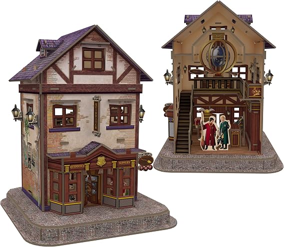 University Games 7625 Harry Potter Quality Quidditch Supplies 3D Puzzle